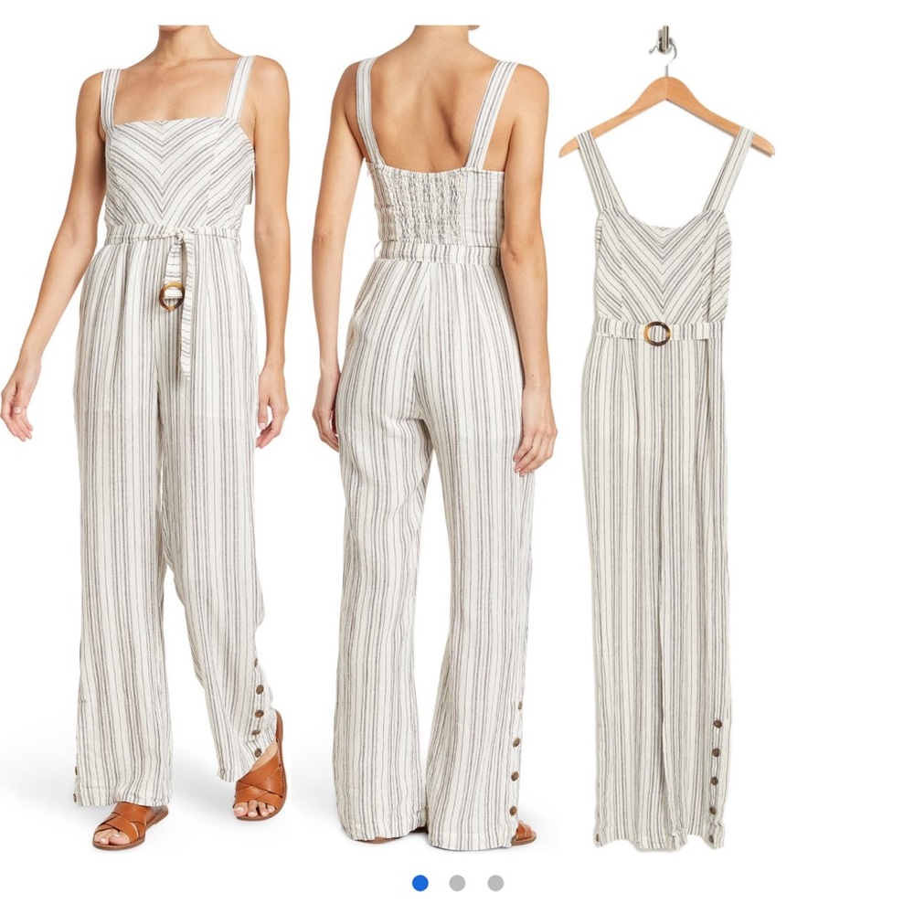 Velvet Heart - Savannah Linen Jumpsuit, L